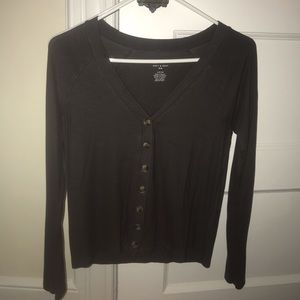 American Eagle Soft&Sexy gray long sleeve